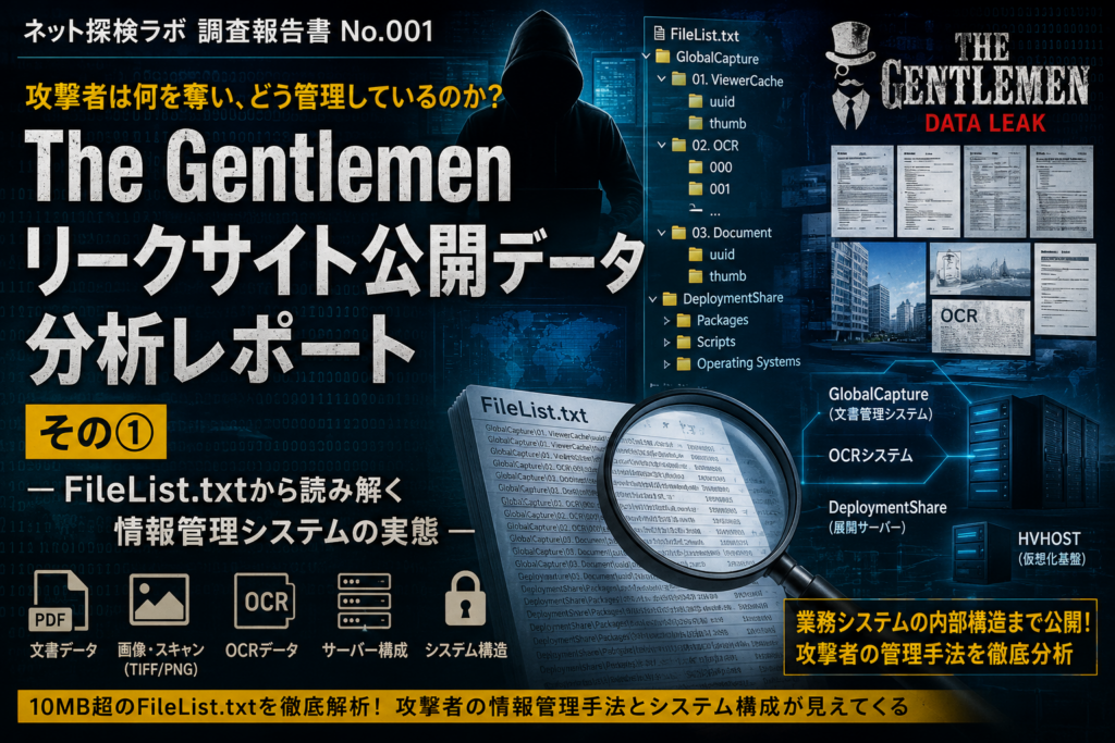 The Gentlmen ランサムウエアの窃取情報管理について調べてみた