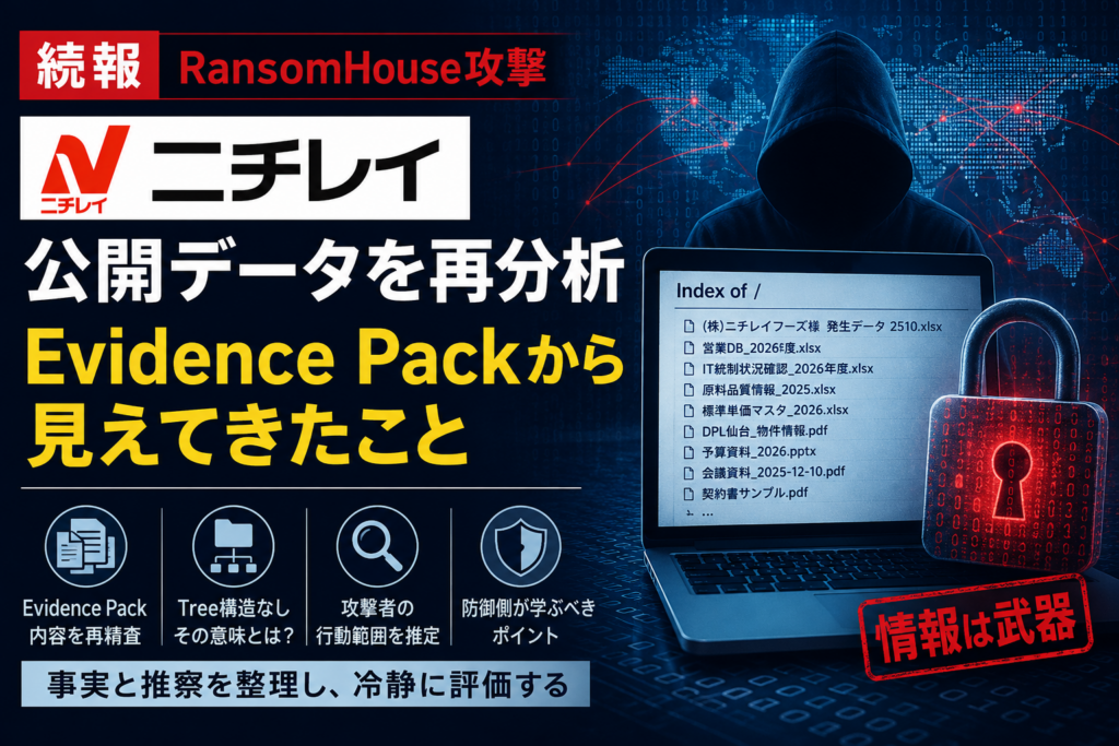 【続報】RansomHouse公開データを再分析 Evidence Packから見えてきた攻撃者の行動範囲