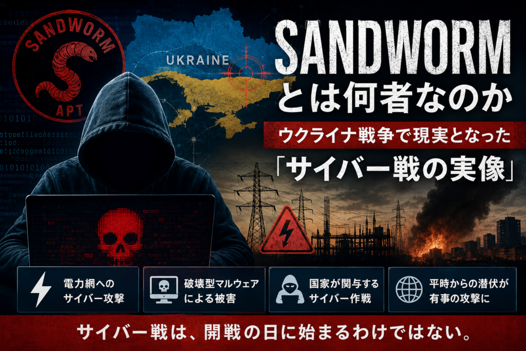 Sandwormとは何者なのかーウクライナ戦争で現実となったサイバー戦の実像ー