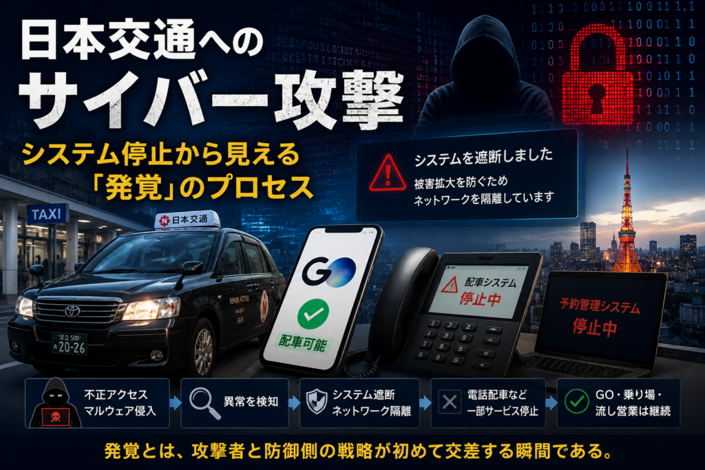 日本交通サイバー攻撃