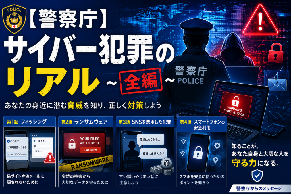 【警察庁】サイバー犯罪のリアル ～全編～