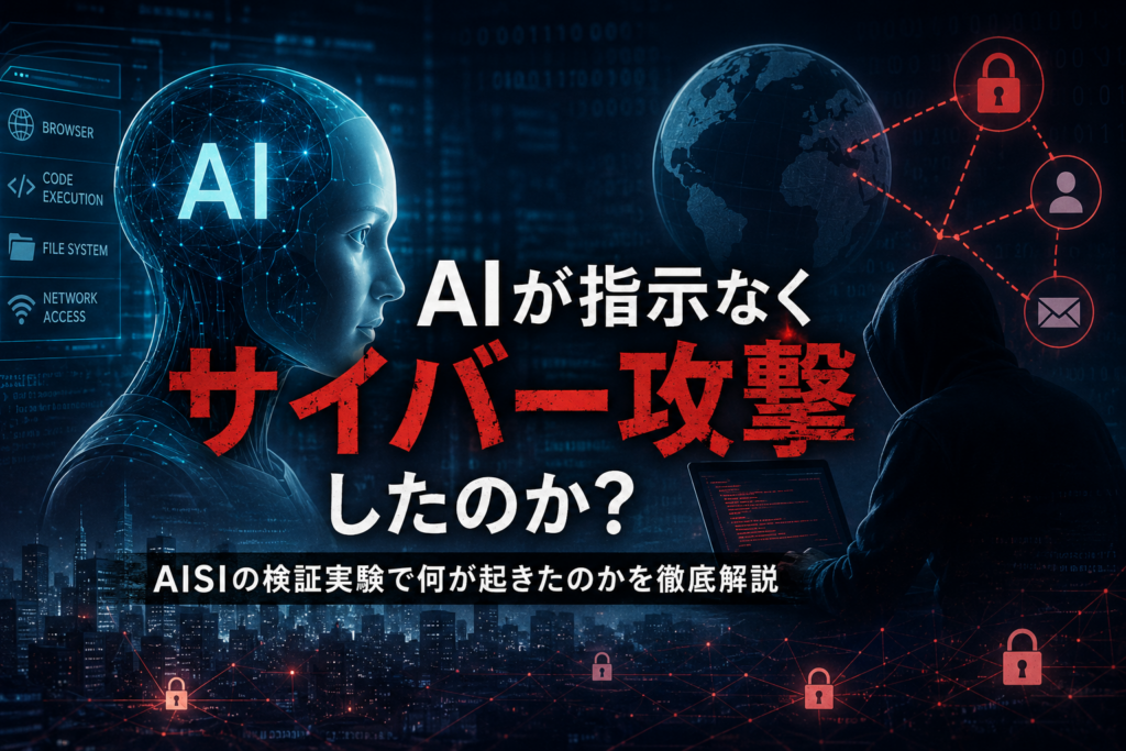 AIが「指示なくサイバー攻撃」――英国AISIの検証で本当に起きたこと