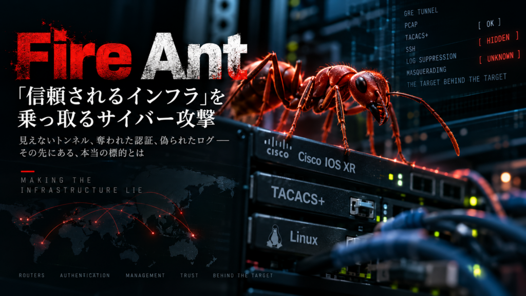 Fire Ant――「信頼されるインフラ」を乗っ取るサイバー攻撃