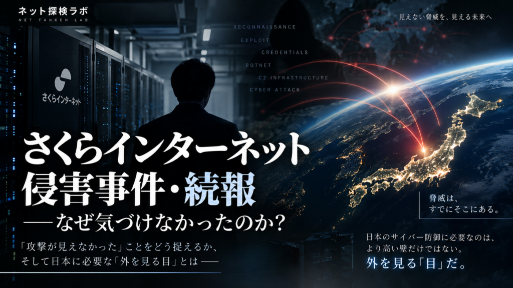 さくらインターネット侵害事件・続報――なぜ気づけなかったのか