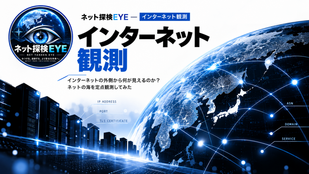 インターネットの外側から何が見えるのか?
