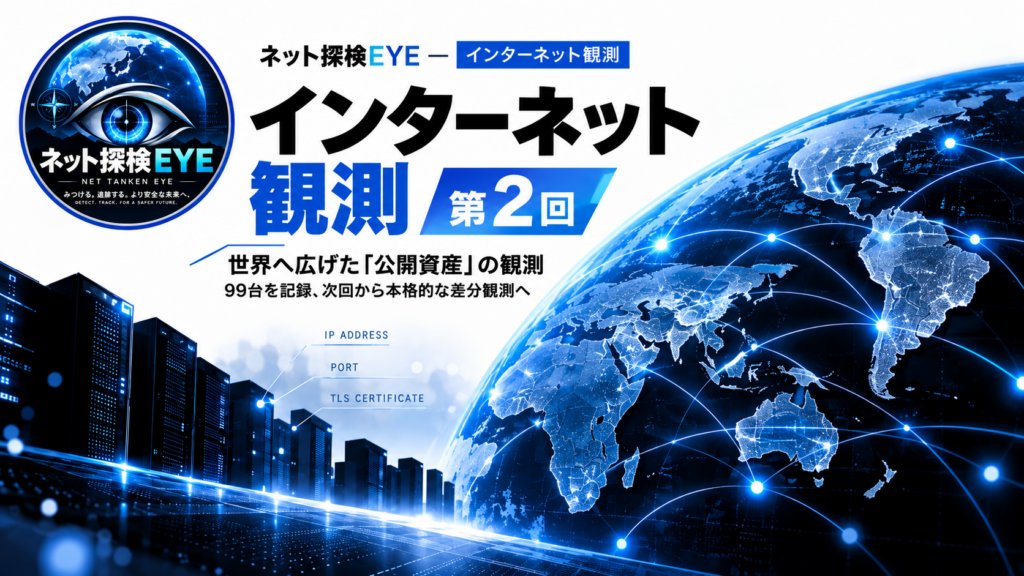 ネット探検EYE ― インターネット観測 #002