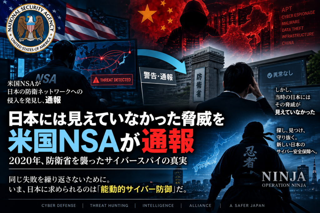 日本の脅威を、米国NSAが察知していた